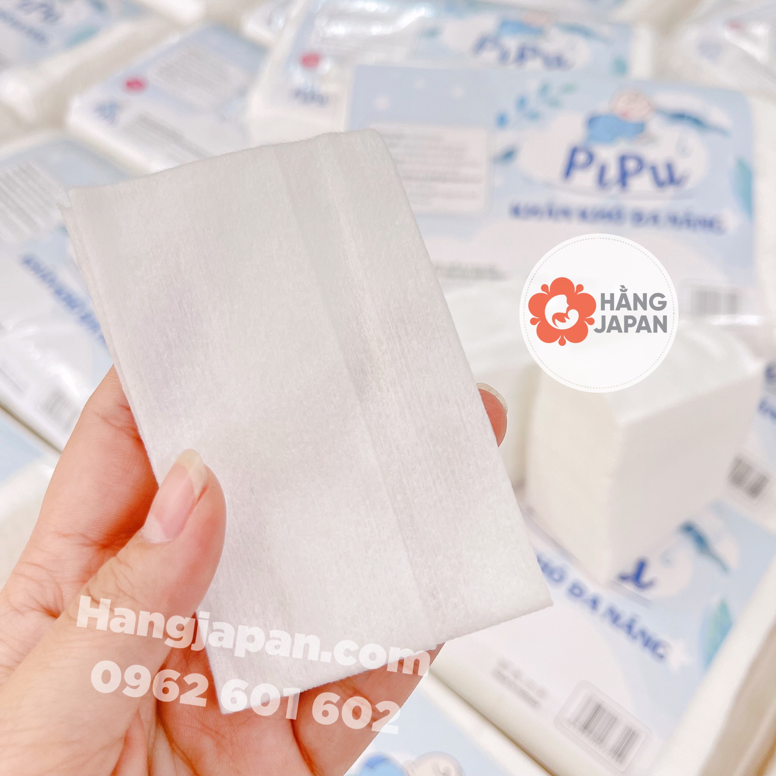Khăn  khô đa năng cho bé Pipu 300g cho bé