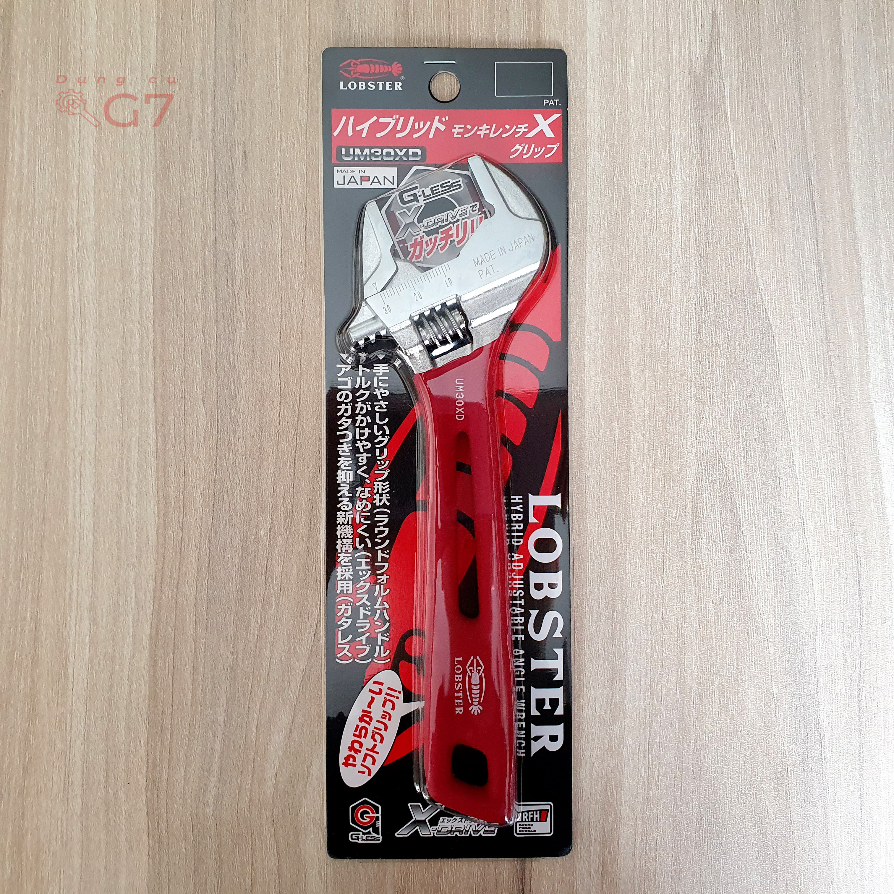 Mỏ lết Lobster UM30XD Made In Japan