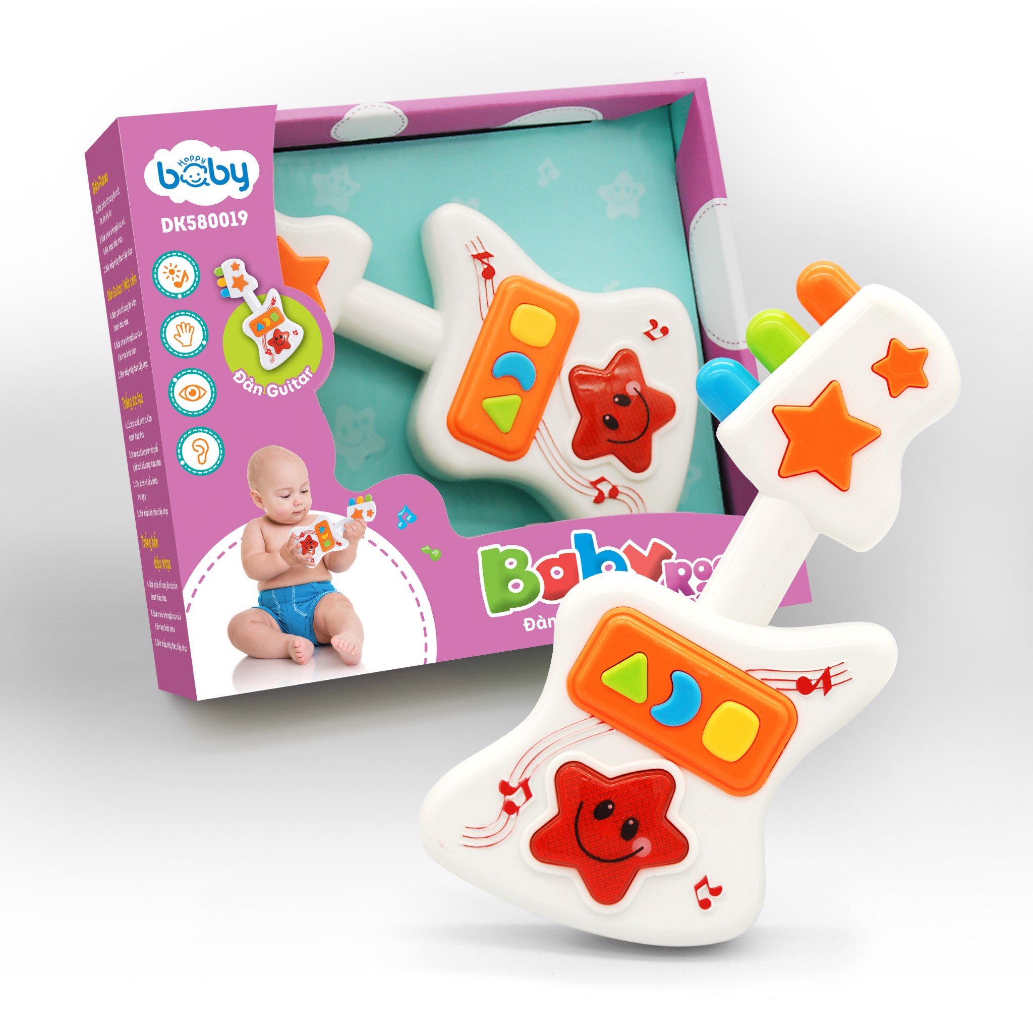Đồ chơi: baby rock star - đàn guitar dk580019