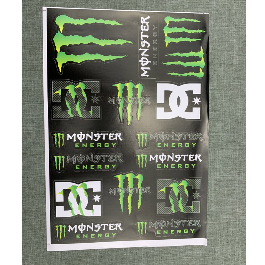 [HCM]Tem Dán Xe Máy  Đề Can  Logo [ Mẫu Monster ]
