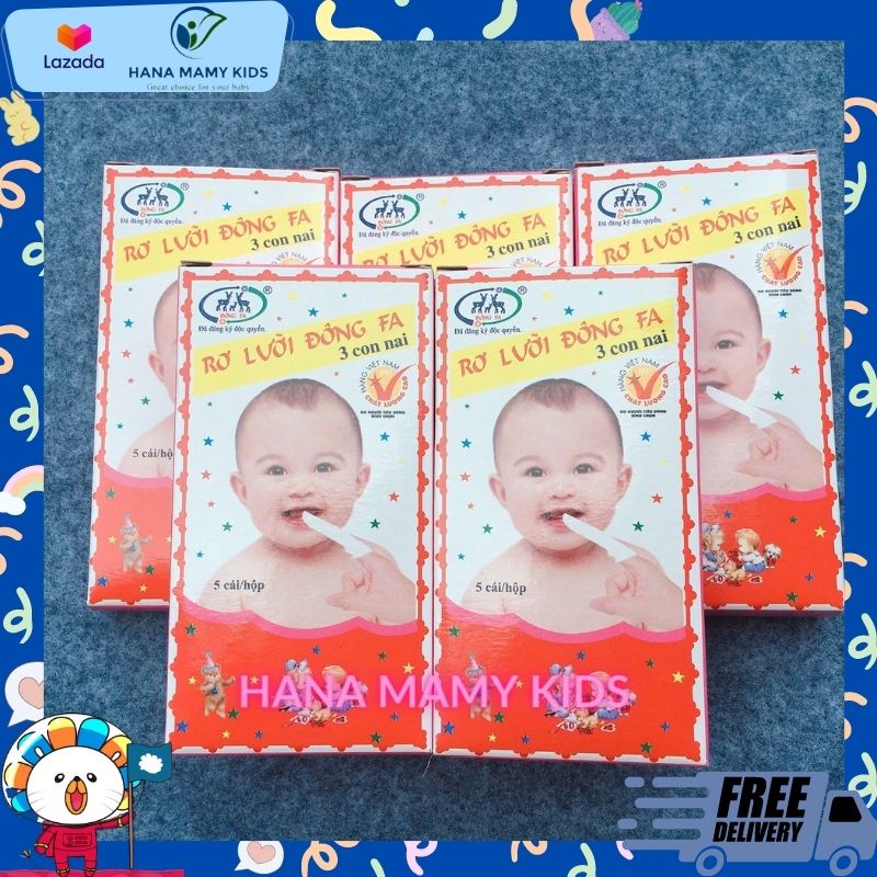 Set 5 gạc rơ lưỡi đông pha