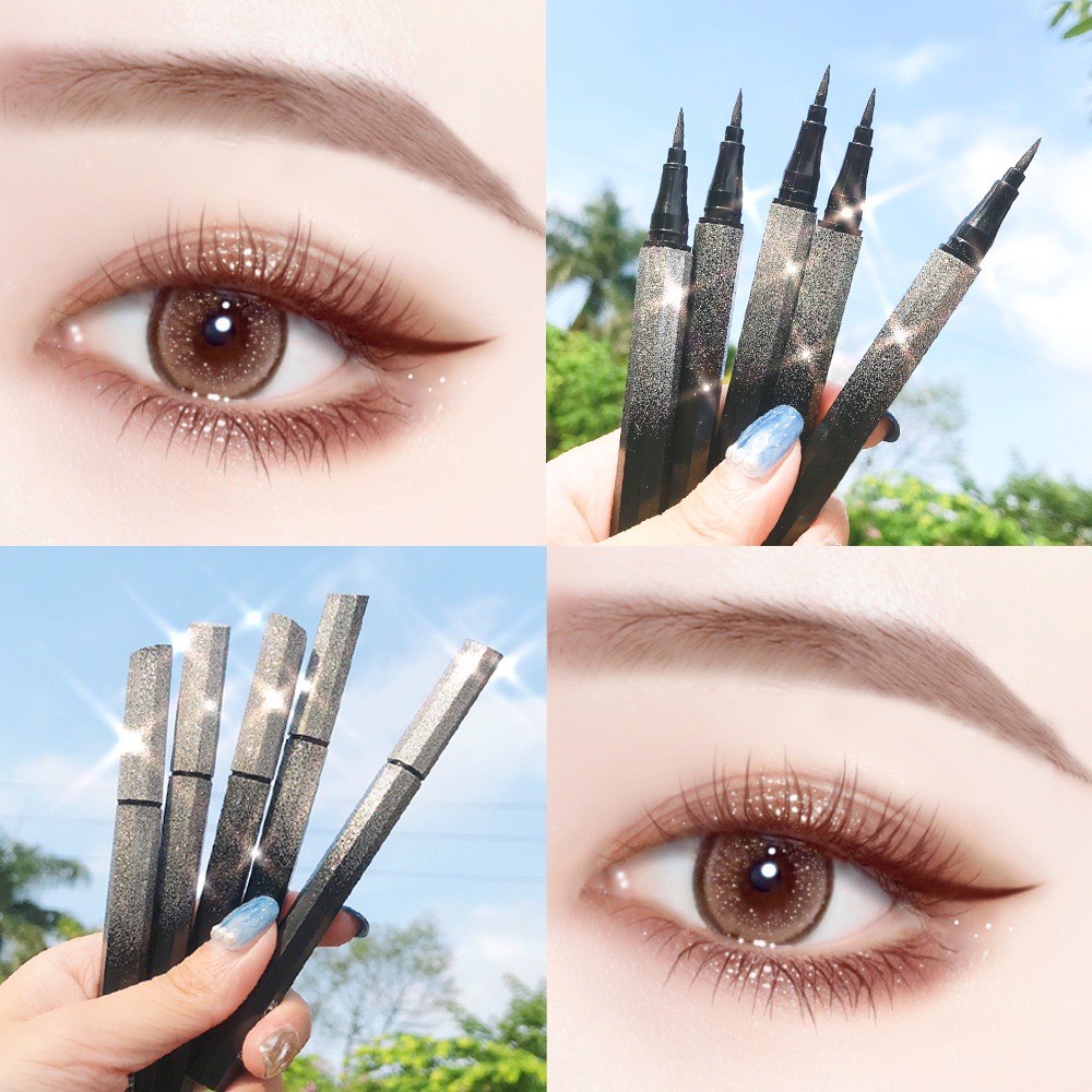 Bút Dạ Kẻ Mắt Vỏ Nhũ Lấp Lánh SUAKE