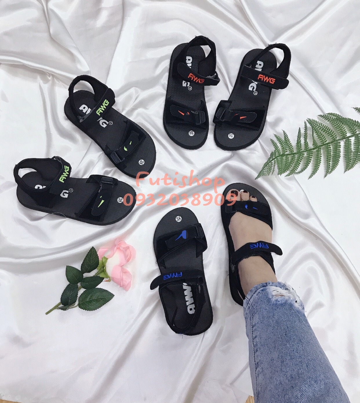Sandal học sinh sandal cặp size nam nữ