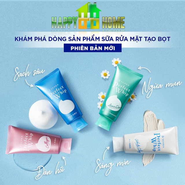 Sữa Rửa Mặt Senka Perfect Whip 120g