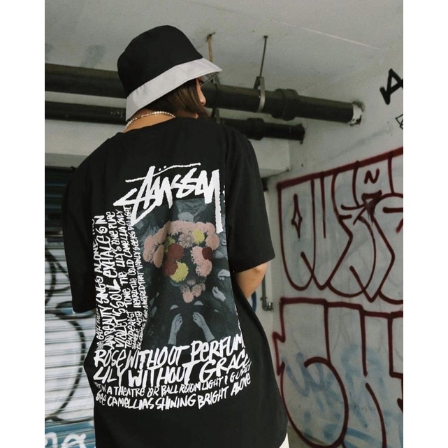 Áo Thun Stussy Camellias - CÓ SẴN