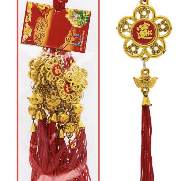 Sỉ 5 Dây liễu treo, khánh treo cây mai, câu đào ngày tết Mẫu A