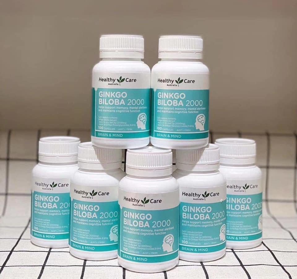 Bổ não Ginkgo 2000 Heathycare