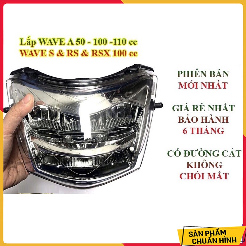 Đèn pha led 2 tầng wave A, wave 50/100/110 wave s, wave rs, wave rsx 100