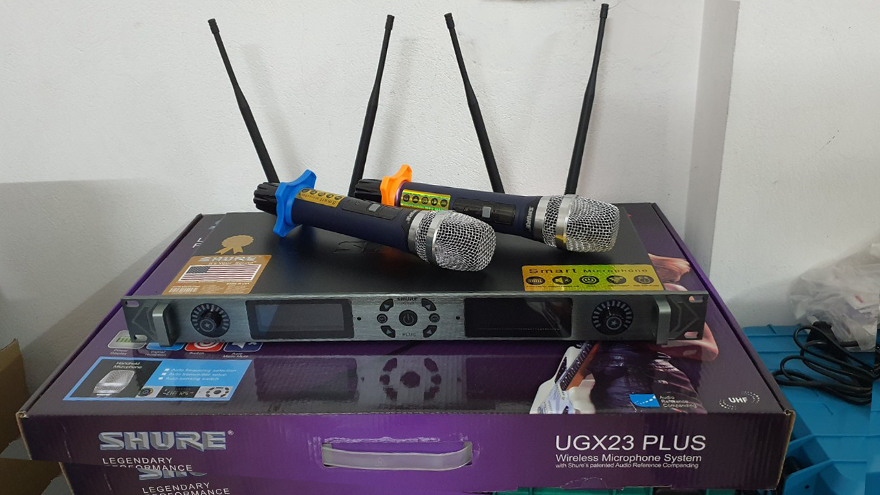 MICRO Không Dây SHURE ugx23 Cao Cấp