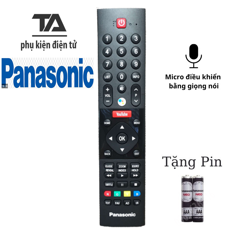 [ FREE SHIP ] REMOTE TIVI PANASONIC ✔ ĐIỀU KHIỂN TIVI PANASONIC DÒNG FX550V - CHÍNH HÃNG