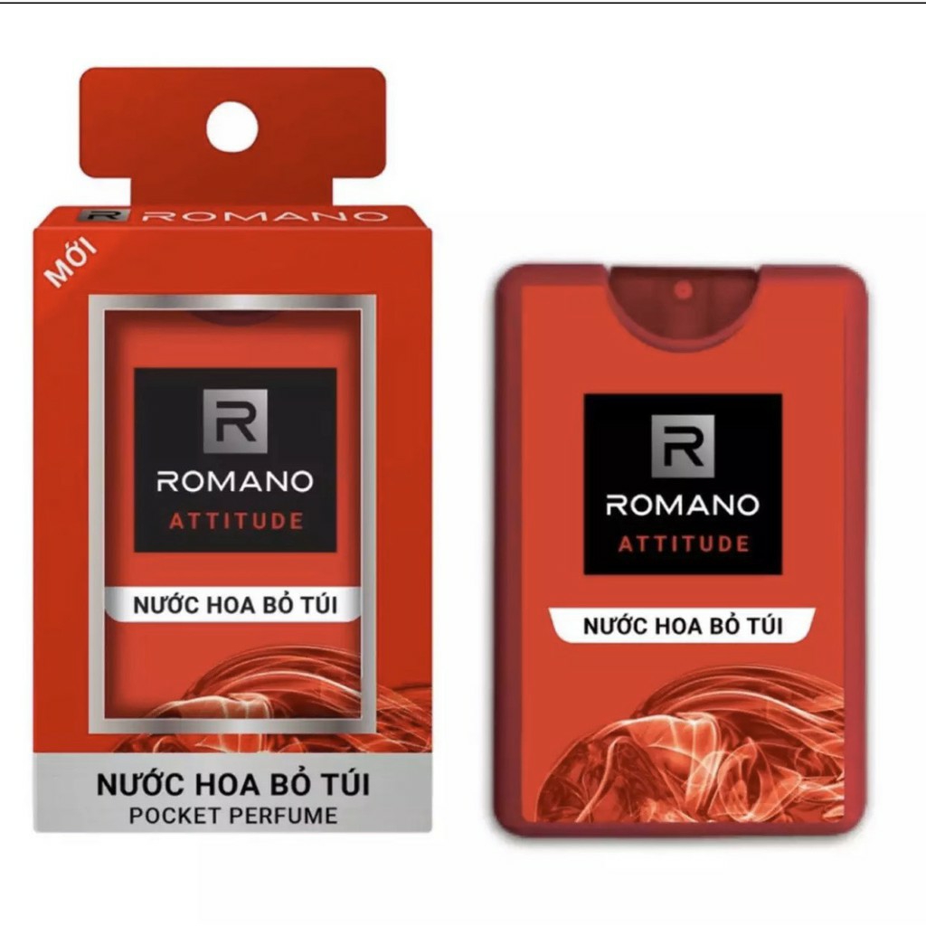 [HCM]Combo 3 chai nước hoa Romano 18ml dạng xịt