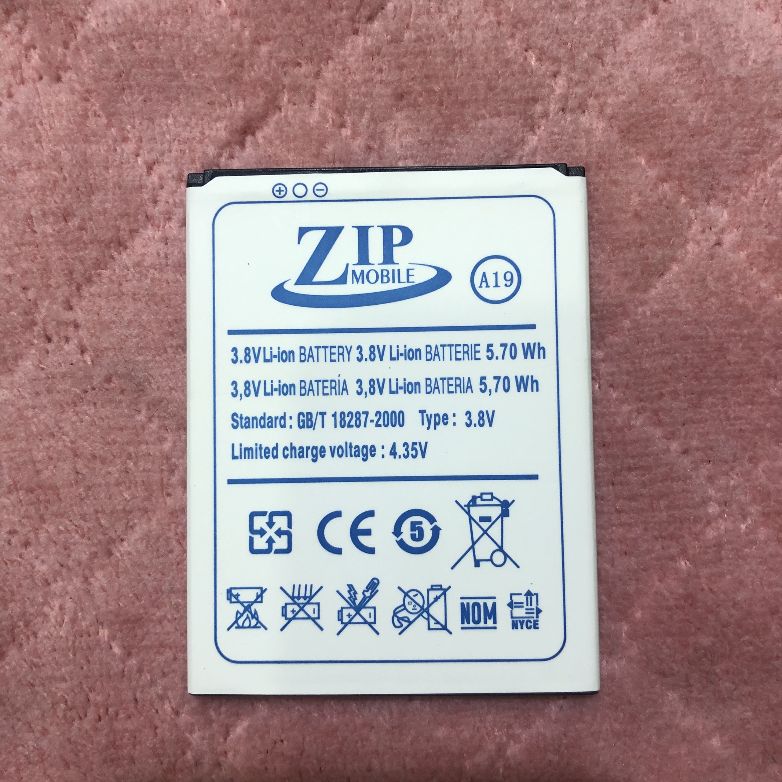 [HCM]Pin Điện Thoại LV6+, Zip8