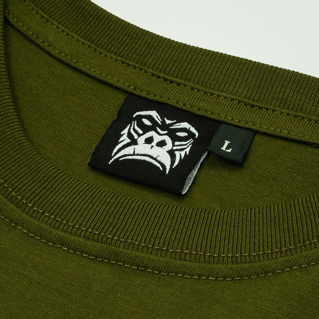 Áo Thun Trơn Gori Basic Tee - Xanh Rêu.