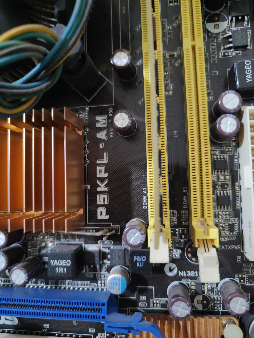 main G31 P5KPL-AM chạy ram ddr2