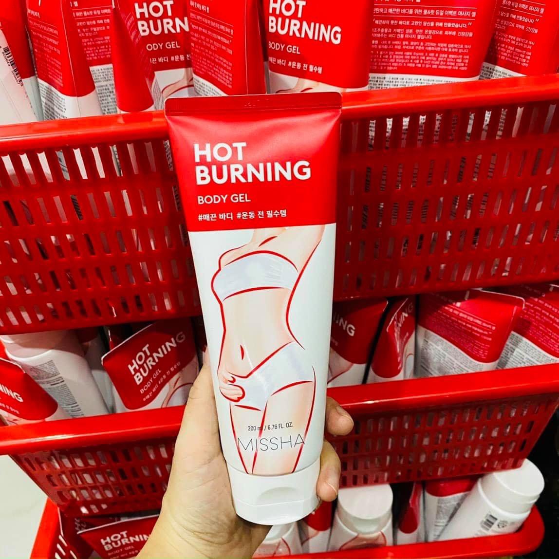 Kem/ Gel tan mỡ Missha Hot Burning Gel 200ml Hàn Quốc
