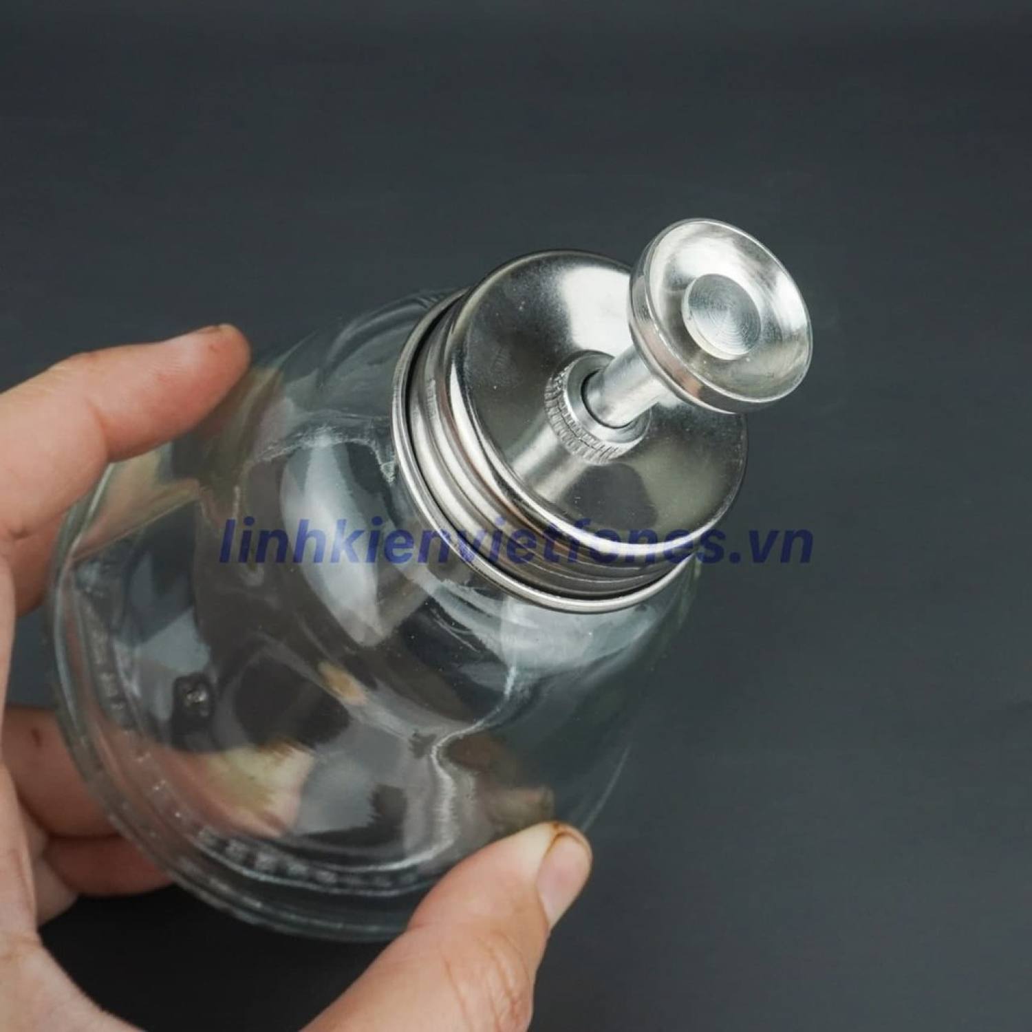 Lọ đựng cồn / acetone bình thủy tinh (180ml)