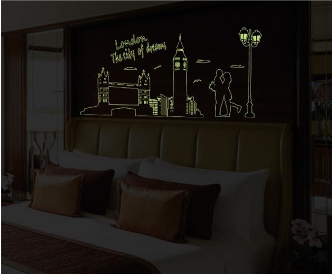 [HCM]Decal trang trí Thành Phố London- Dạ Quang