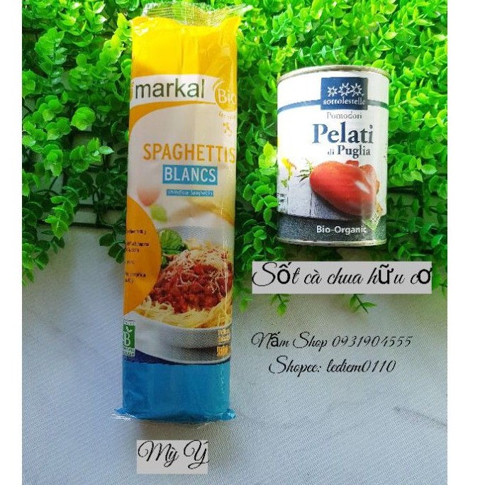Mì Ý Spagettis hữu cơ cho bé ăn dặm