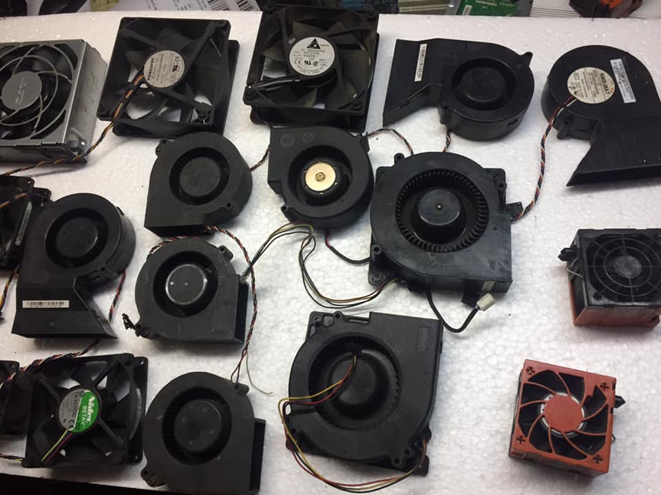 Quạt Fan tản nhiệt Sò đủ kích cỡ