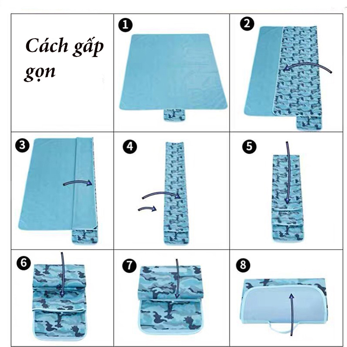Thảm Du Lịch Gấp Gọn Tiện Lợi - Tdl