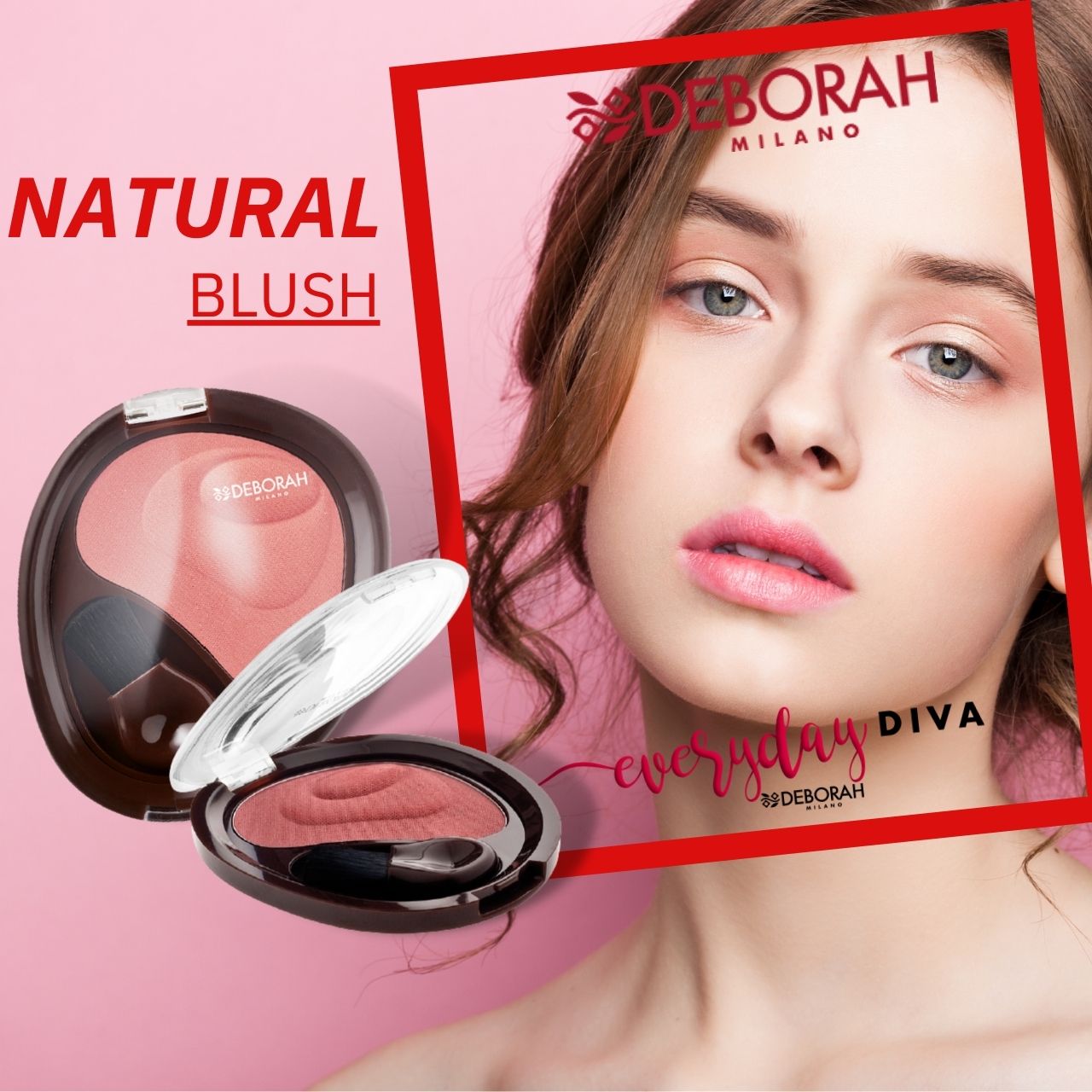 Phấn M&aacute; hồng Deborah Natural Blush