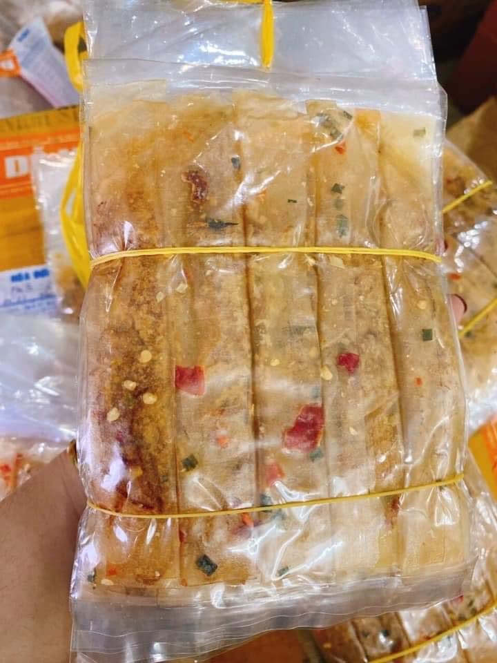 20b bánh tráng tôm dẽo cuộn hành phi