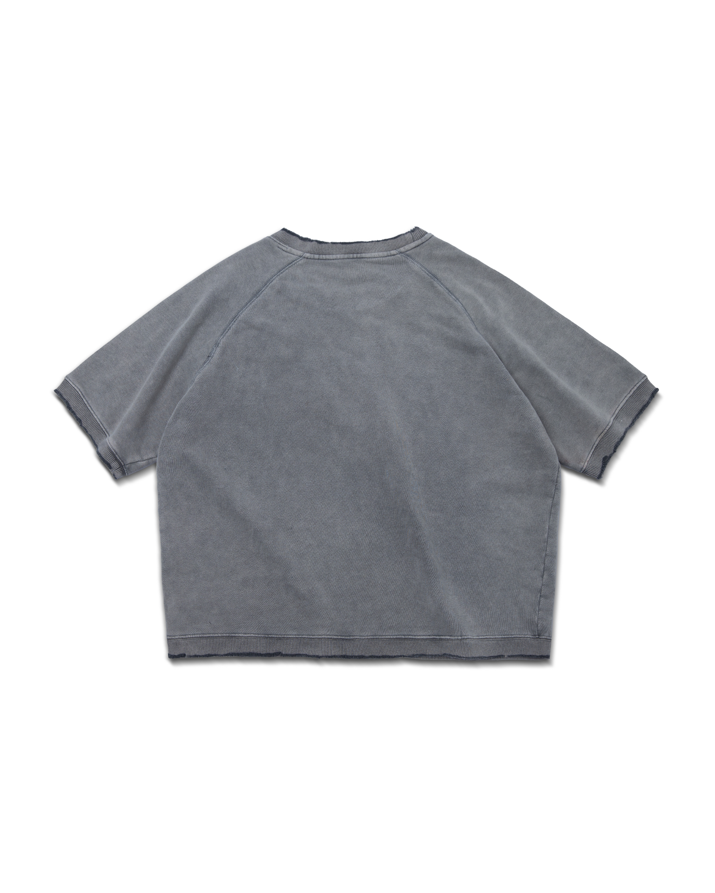 WASHED LIGHT GREY RAGLAN SHIRT