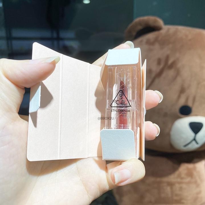 Son Thỏi 3CE Stylenanda Vỏ Trong Suốt Soft Matte Lipstick - Clear Layer Edition