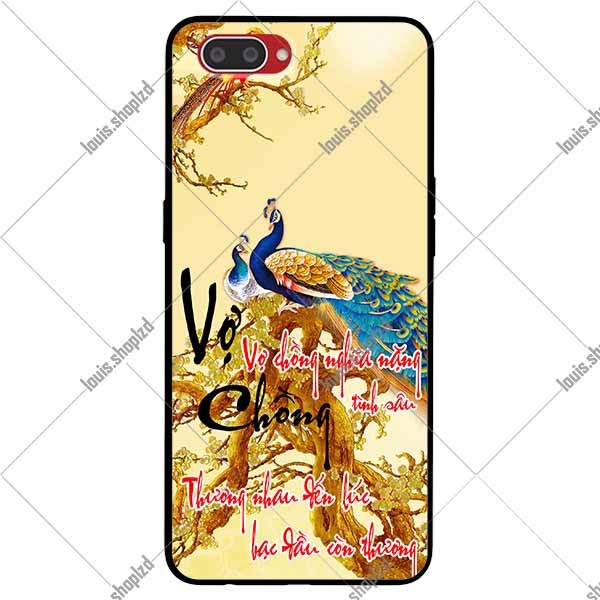 [HCM]Ốp Lưng Oppo A12e A3s Realme C1 - Thư Pháp Vợ Chồng