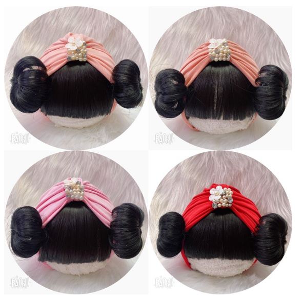 [HCM]Turban gắn tóc giả cực chất
