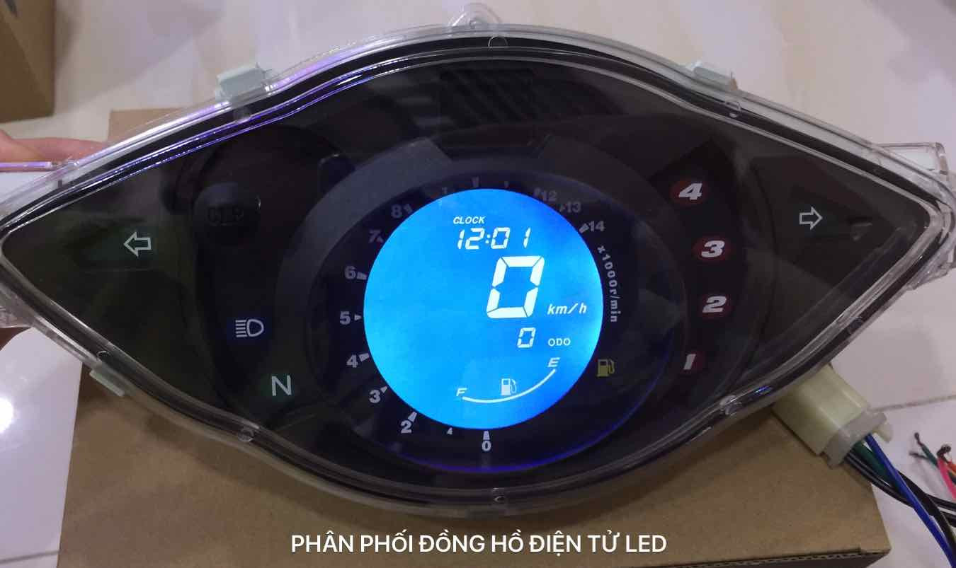 ĐỒNG HỒ ĐIỆN TỬ LED CHO XE WAVE RS