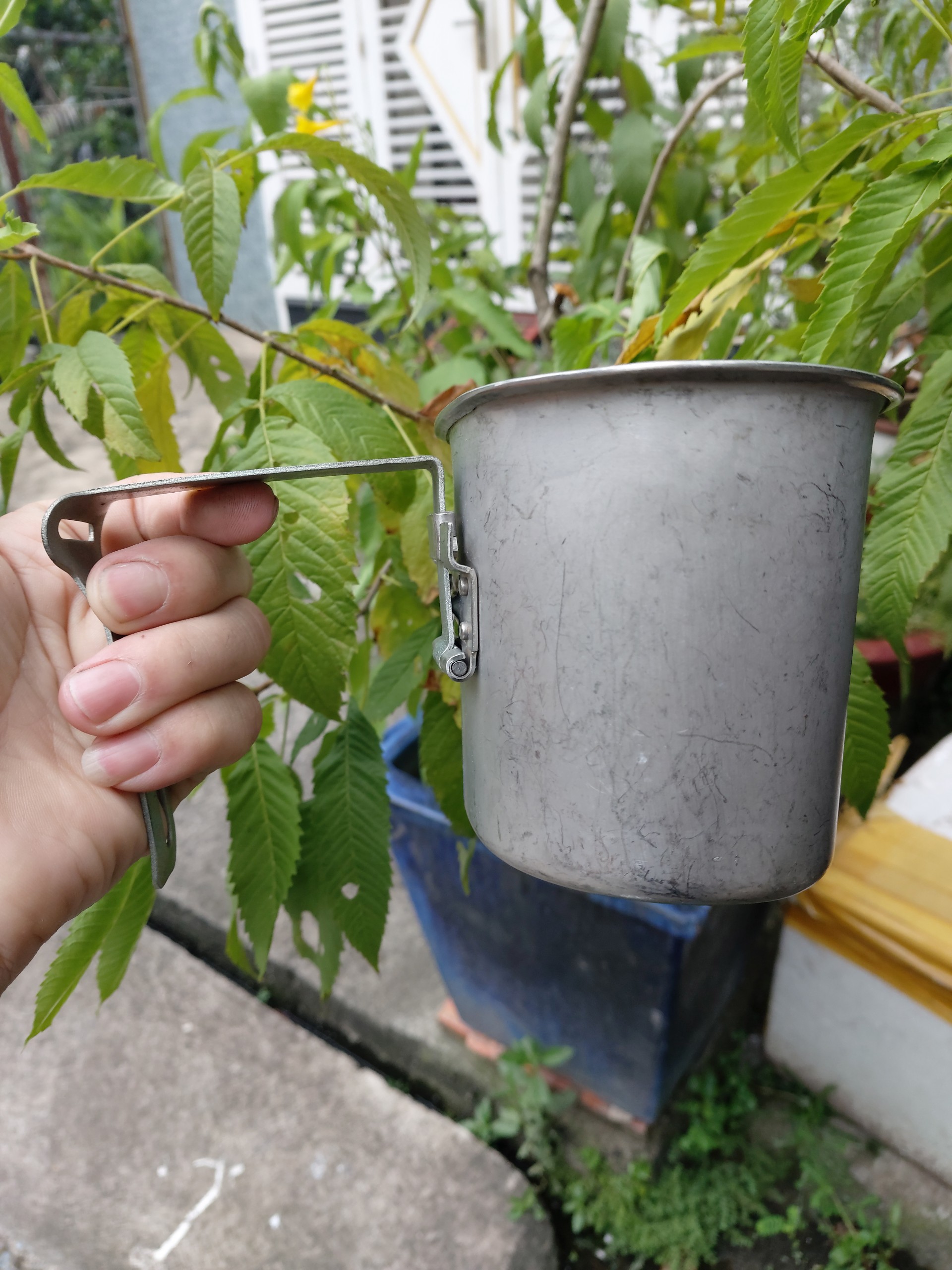 Ca inox Mỹ 1965-1966 ,Ca đựng nước Mỹ xưa