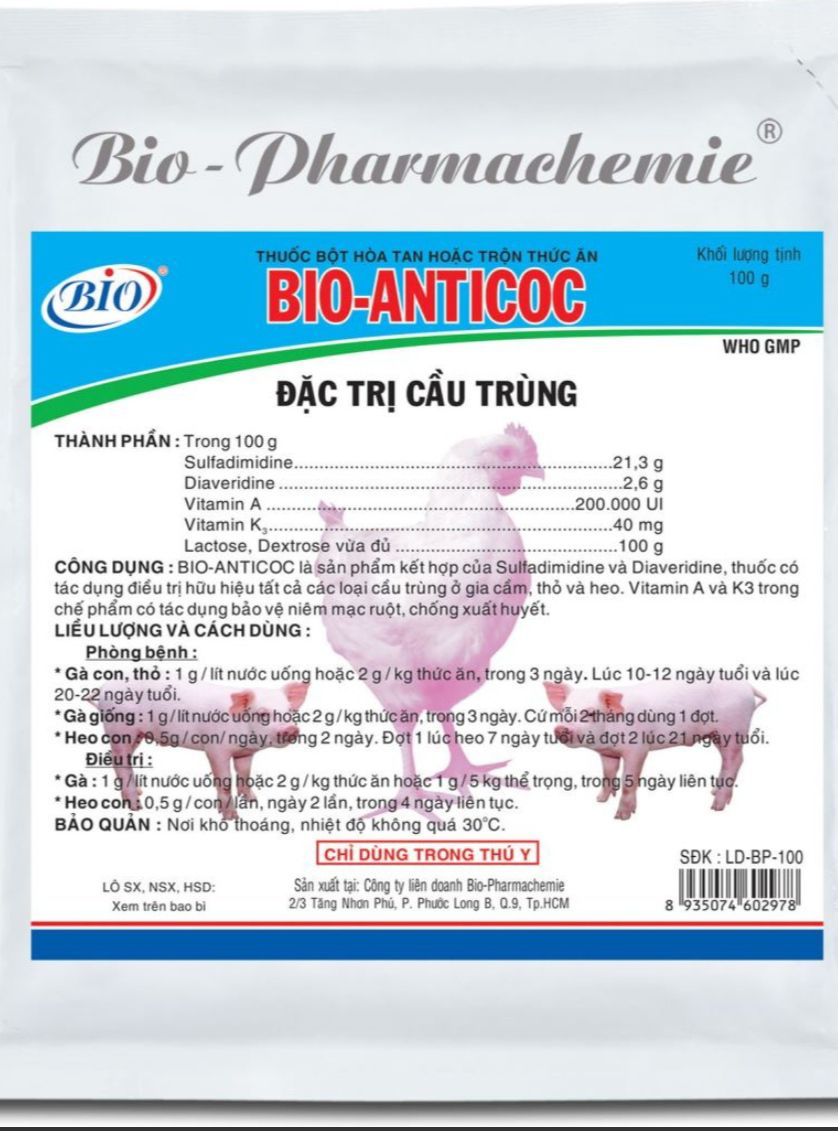 CẦU TRÙNG GÀ, BIO ANTICOC