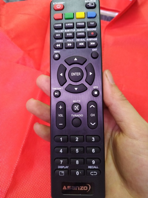 REMOTE ĐIỀU KHIỂN TIVI ASANZO LCD ZIN [Giao hàng toàn quốc BH 12 tháng]