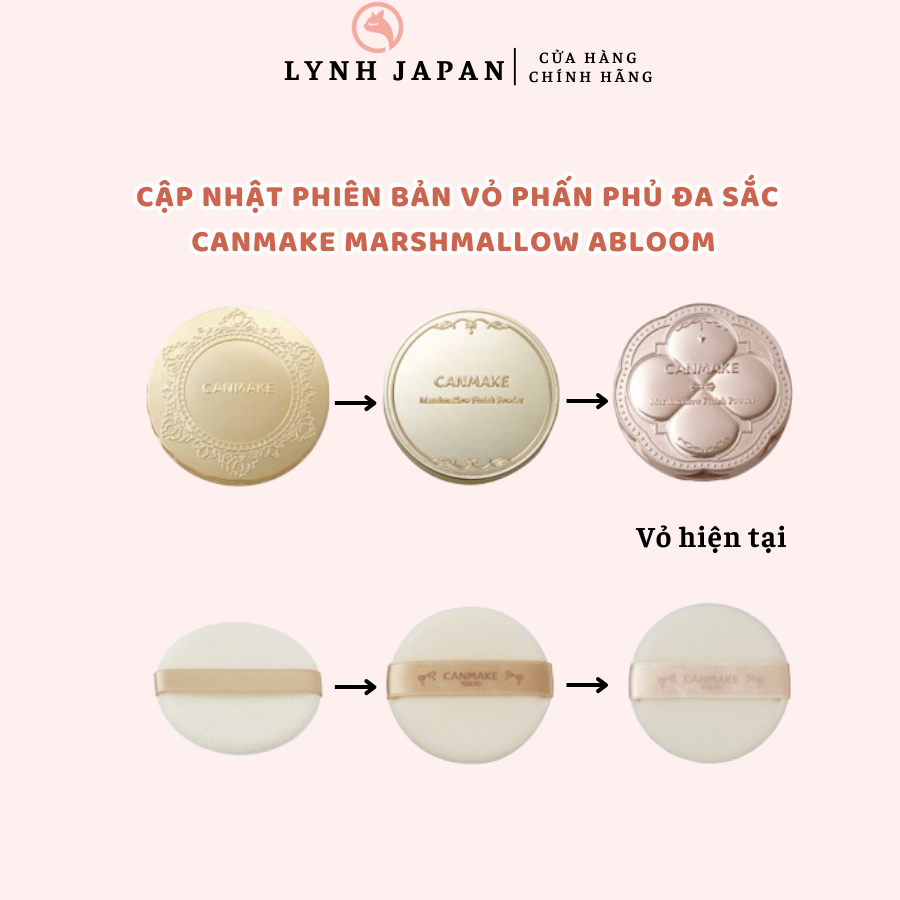 Canmake Marshmallow Abloom Multi-Color Oil-Control Powder from Japan