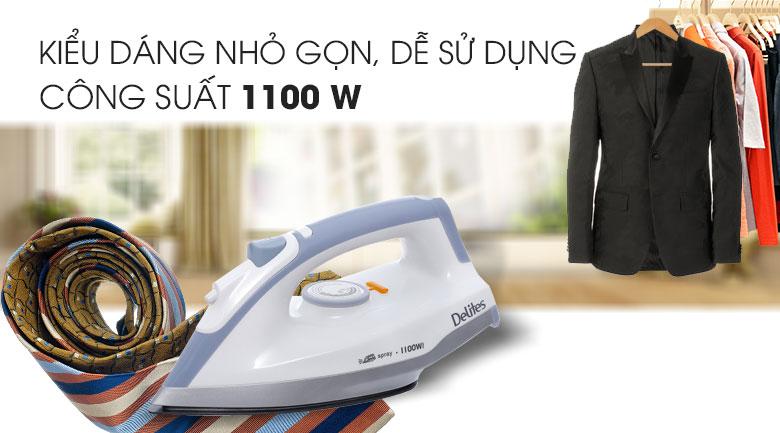 Bàn ủi khô Delites BUK01 Màu Xám
