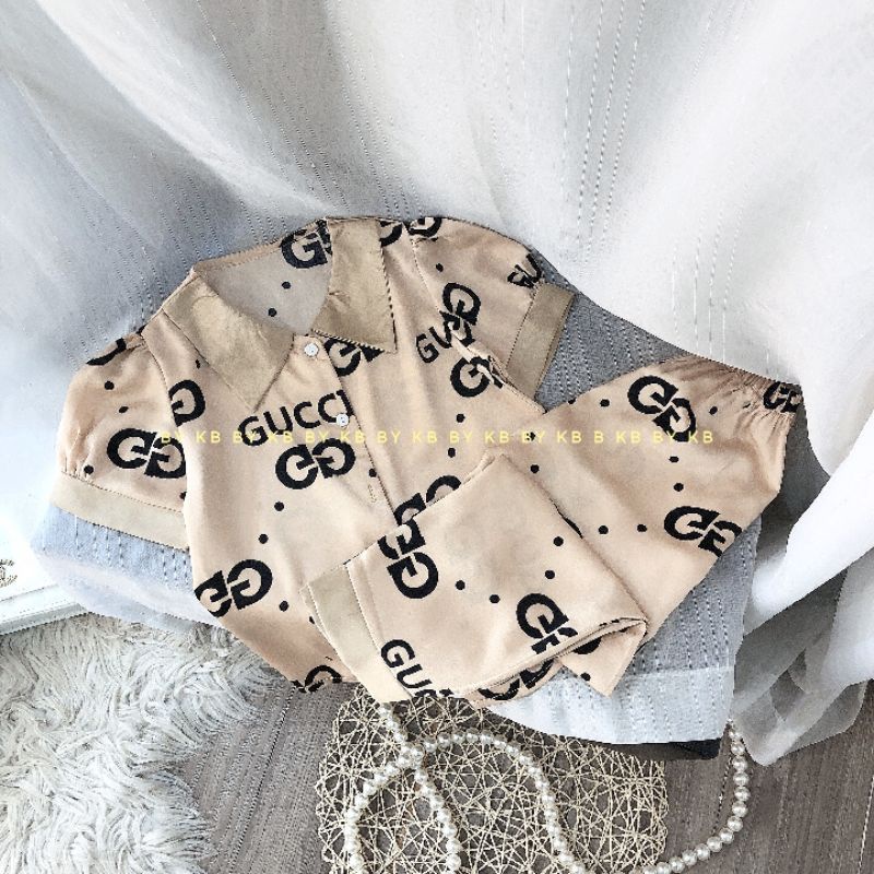 Pizama áo cộc quần dài bé gái (12_42kg)