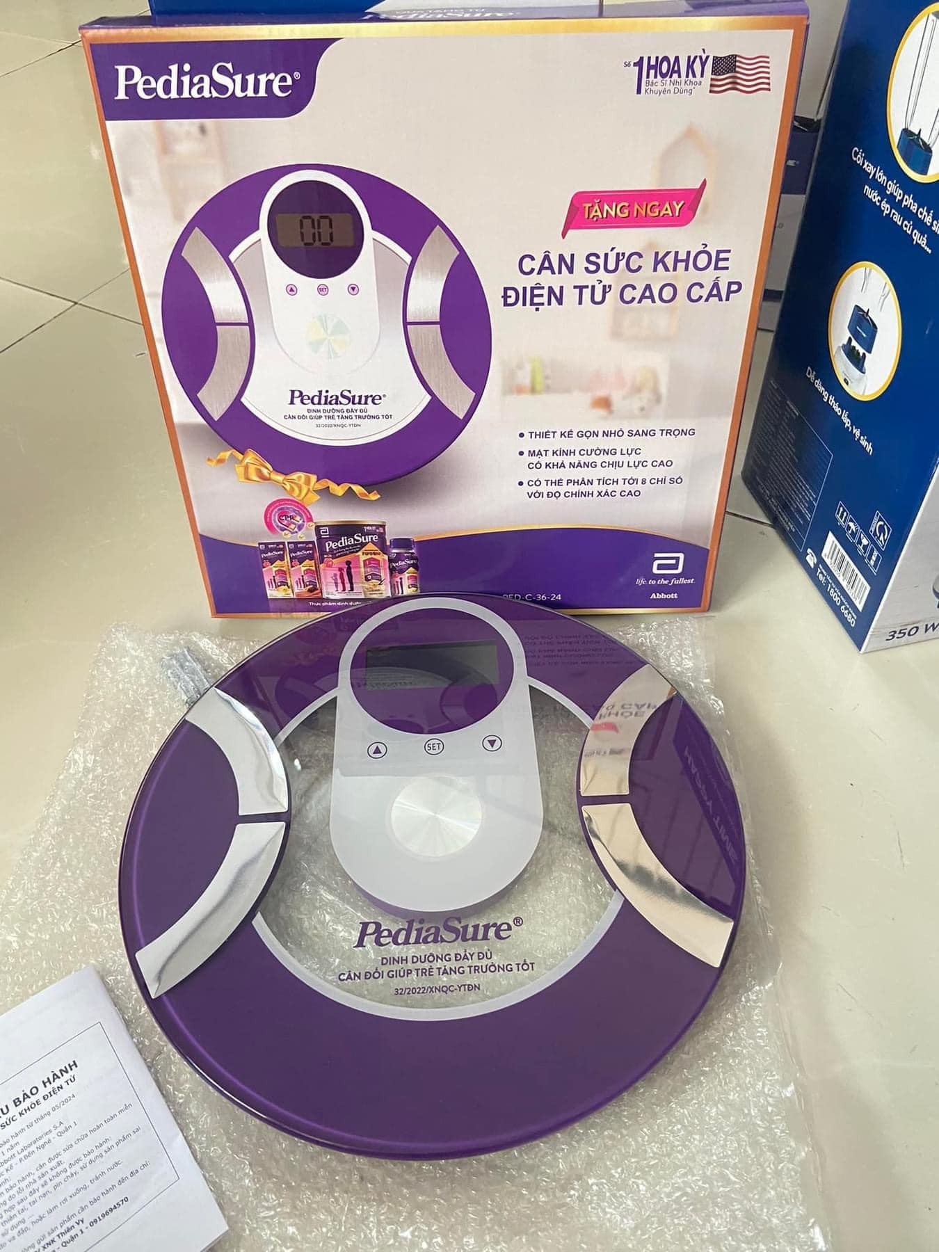 CÂN ĐO SỨC KHỎE ENSURE GOLD/GLUCENA/PEDIASURE