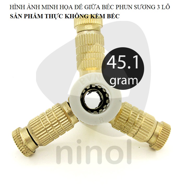 Đế béc phun sương nối thẳng