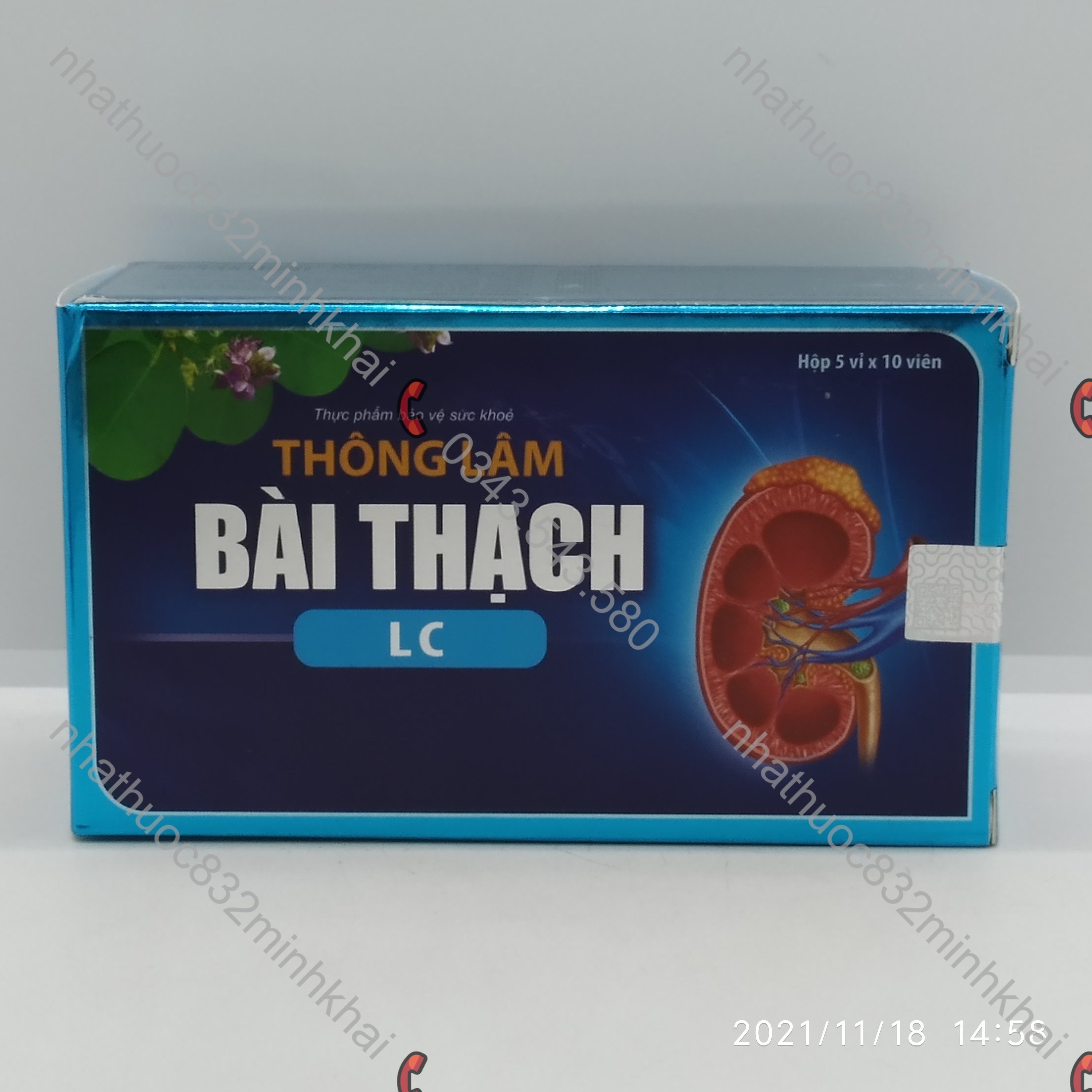 Thông Lâm Bài Thạch LC hộp 50 viên