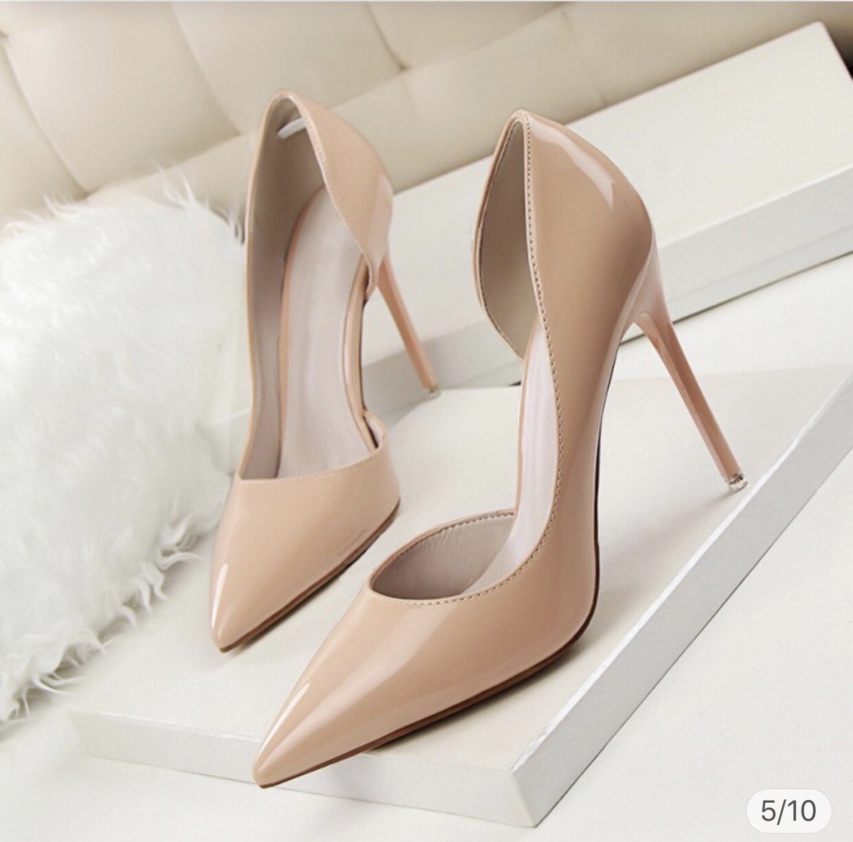 Giày Cao Gót Hở Eo 9P - VNXK Cao Cấp - Full size 34-40