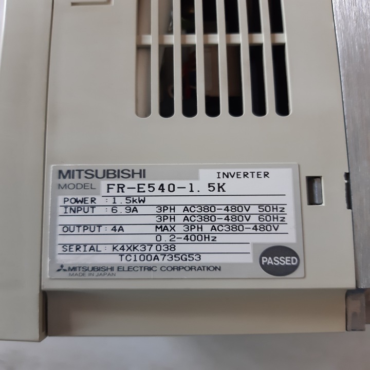 Fr-e540-1.5k biến tần cấp 1 pha hoặc 3 pha 380v loại 1.5kw