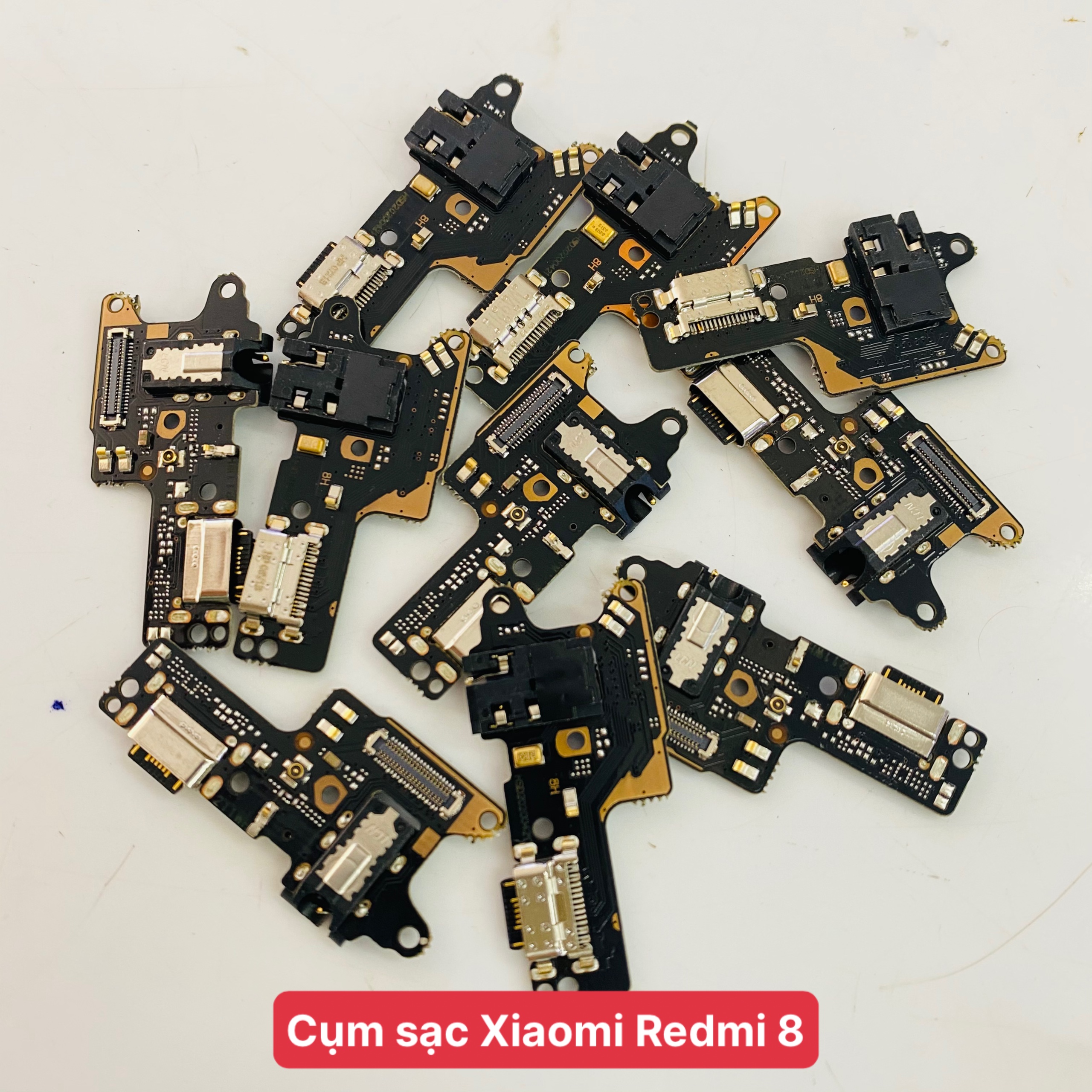 Cụm sạc | bo sạc  Xiaomi Redmi 8 M1908C3IG (có mic) mạch sạc linh kiện loại tốt, bảo hành đổi trả
