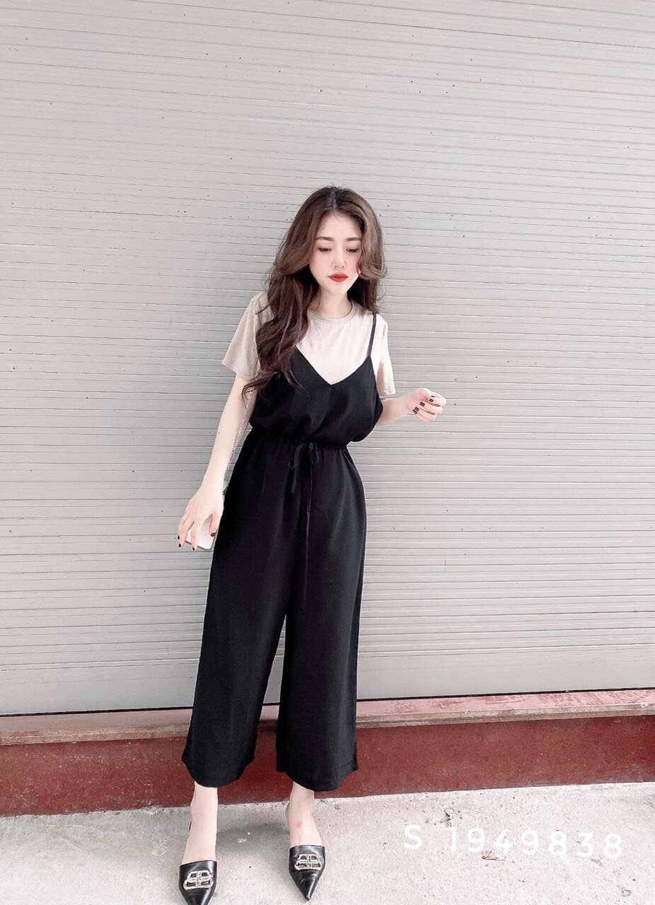 Sét yếm áo tay ngắn thanh lịch ttsa0247