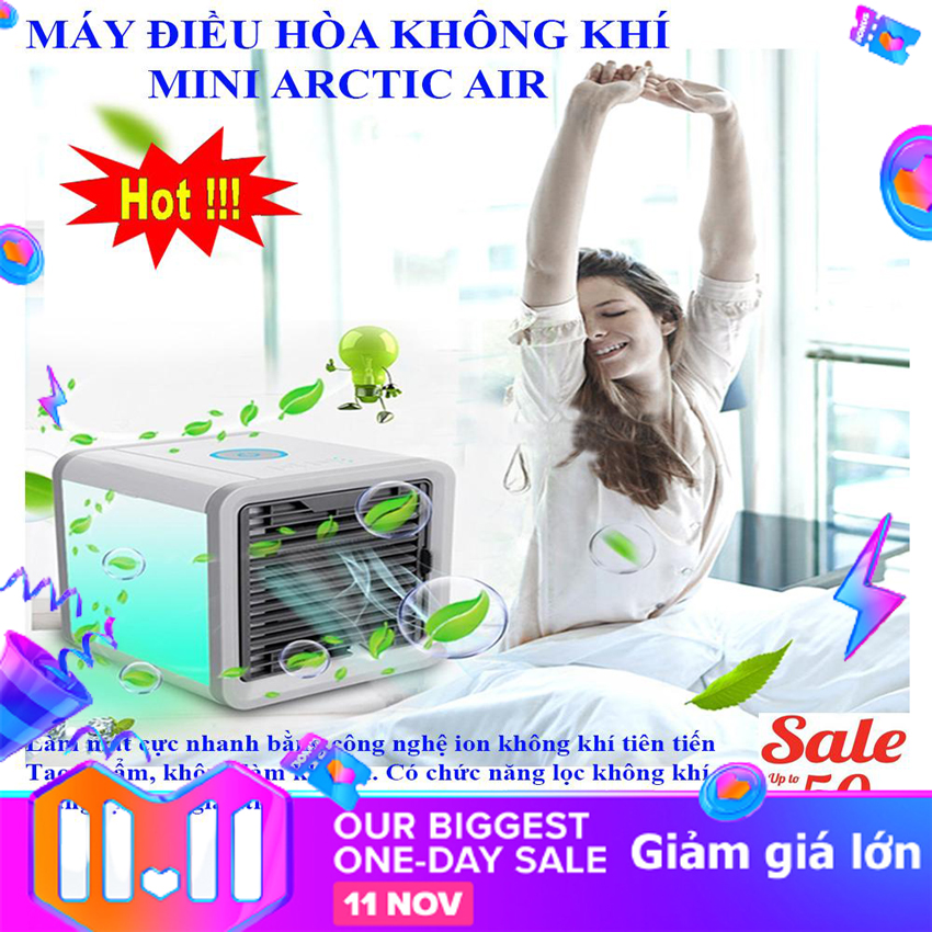 Máy điều hoà mini arctic air, công suất 10w, dung tích bình chứa 750ml - quạt điều hòa mini làm mát nhanh,quạt điều hòa,quạt mini,máy quạt,máy điều hòa,máy điều hòa nhỏ để bàn,máy lạnh,máy điều hòa mini