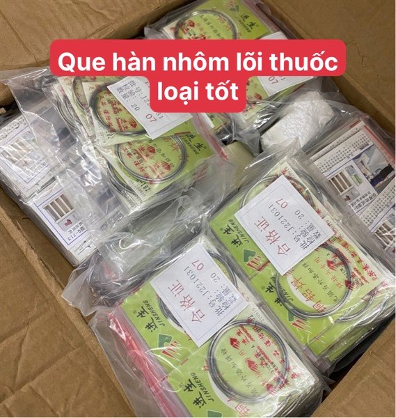 Que hàn nhôm lõi thuốc nhẹ lửa 37cm x 2mm jinsheng