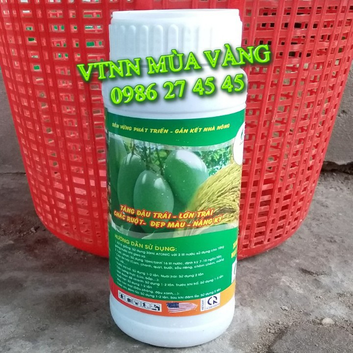Phân bón lá kích thích cao cấp siêu đậm đặc ATONIC chai 500ml