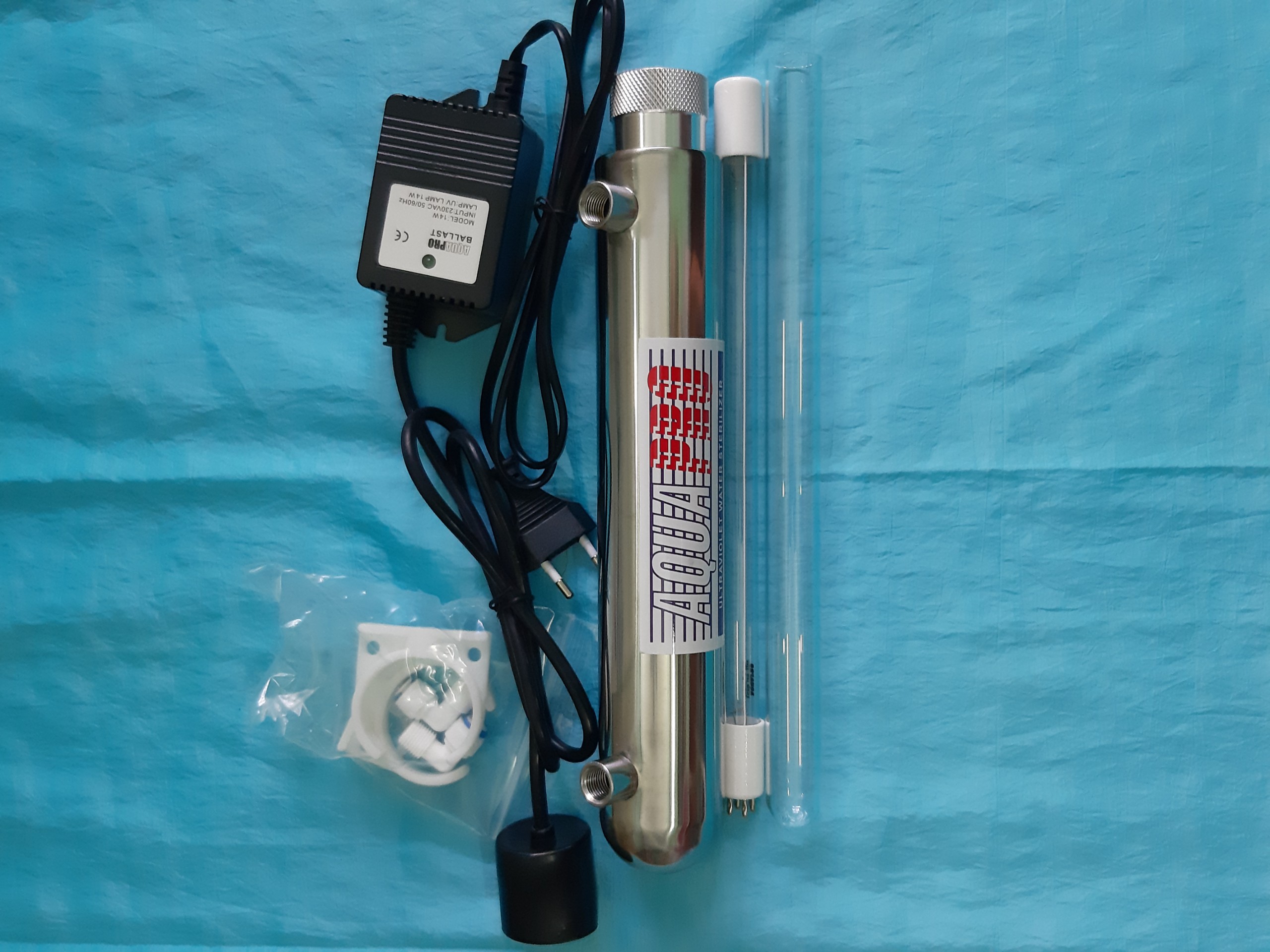 BỘ ĐÈN UV 14W,DÙNG CHO MÁY LỌC NƯỚC.