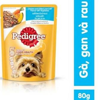 [HCM]Pate gói Pedigree cho chó - gói 80g