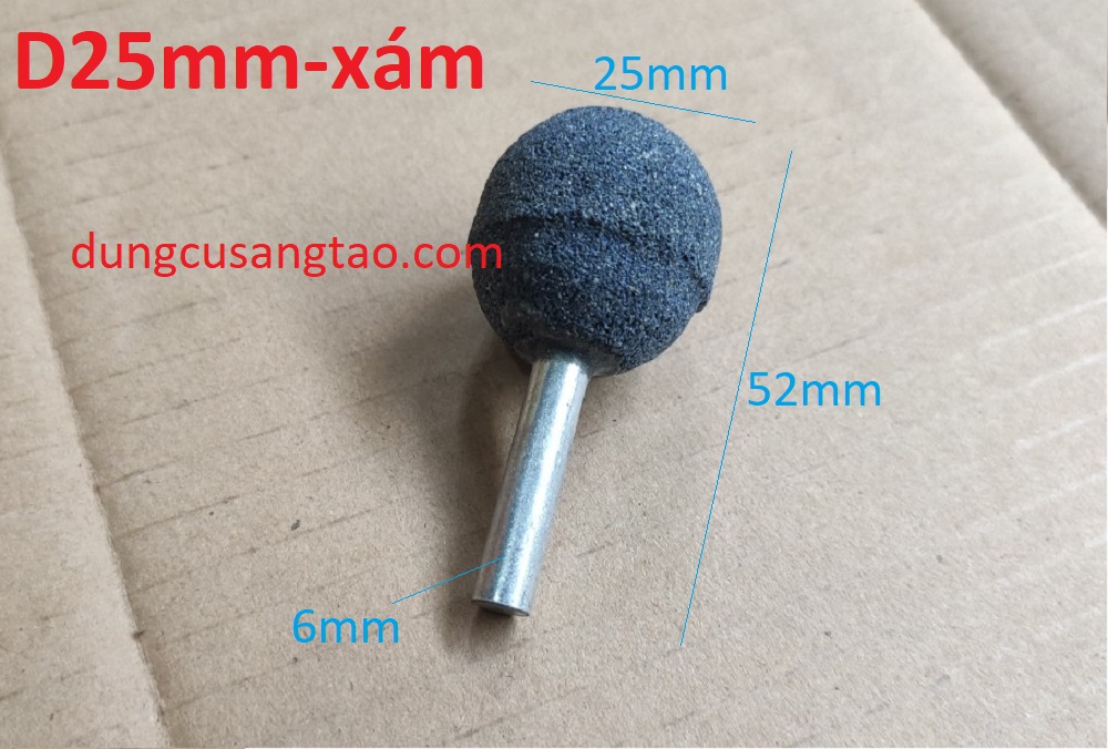 Đá mài trục 6mm (hình trụ/hình cầu)